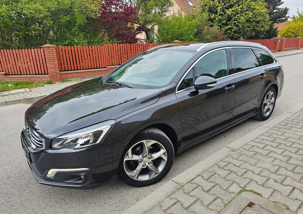 Peugeot 508 cena 42400 przebieg: 160000, rok produkcji 2015 z Jabłonowo Pomorskie małe 667